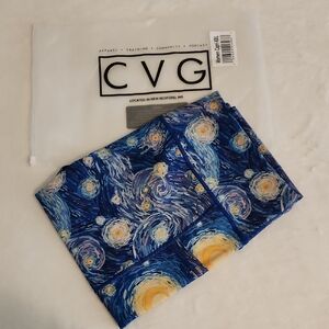 Constantly Varied Gear Starry Night Capri Leggings - Blue and Yellow